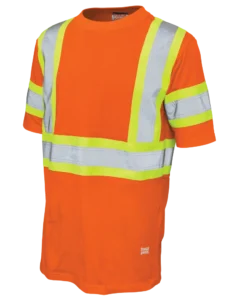 Cotton Short Sleeve Safety Tee