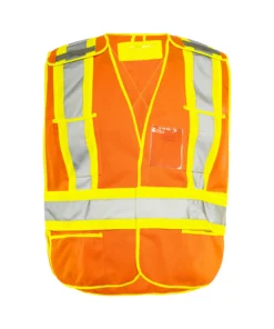 Universal 5 Pt. Tearaway Solid Traffic Vest