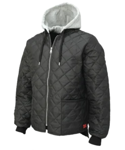 Quilted Hooded Freezer Jacket